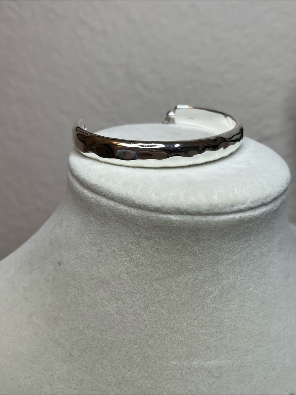 NWT Style and co adjustable bangle silver bracelet